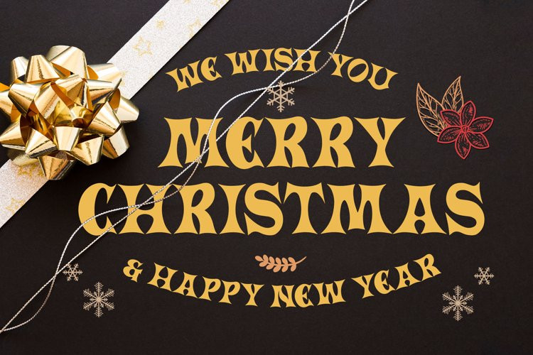 Black Santa Font