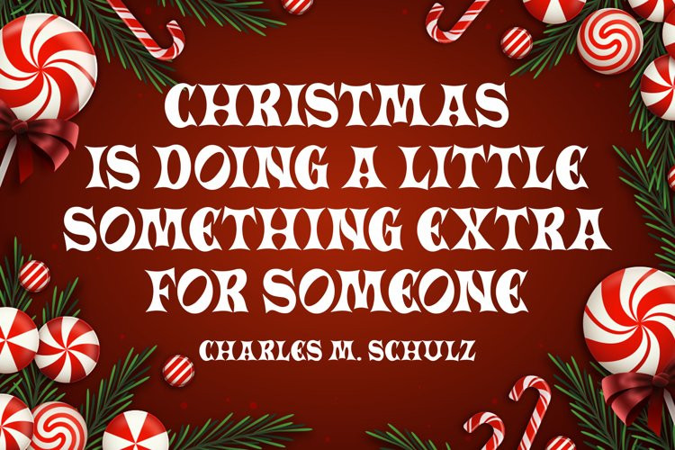 Black Santa Font