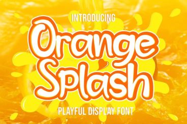 Orange Splash Font