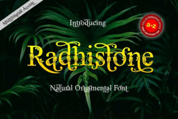 Radhistone Font