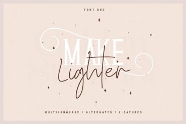 Make Lighter Duo Font