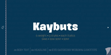 Kaybuts Font Family
