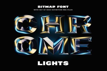 Chrome Lights Font