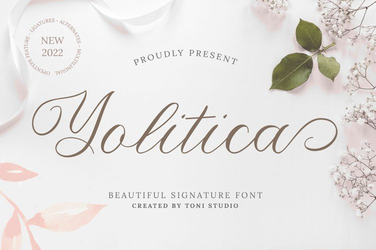 Yolitica Font Yolitica Font