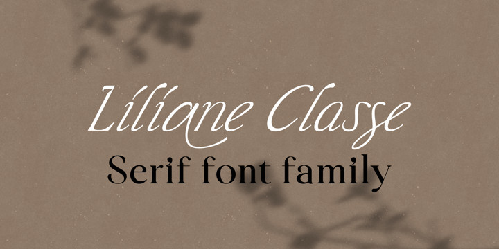 Liliane Classe Font Family