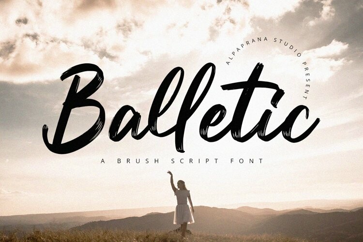 Balletic Font Balletic Font