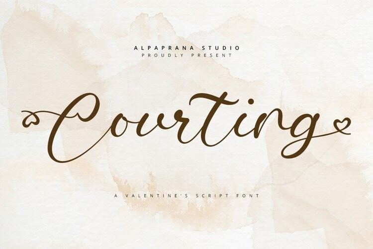 Courting Font Courting Font
