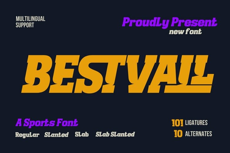 Bestvall Font