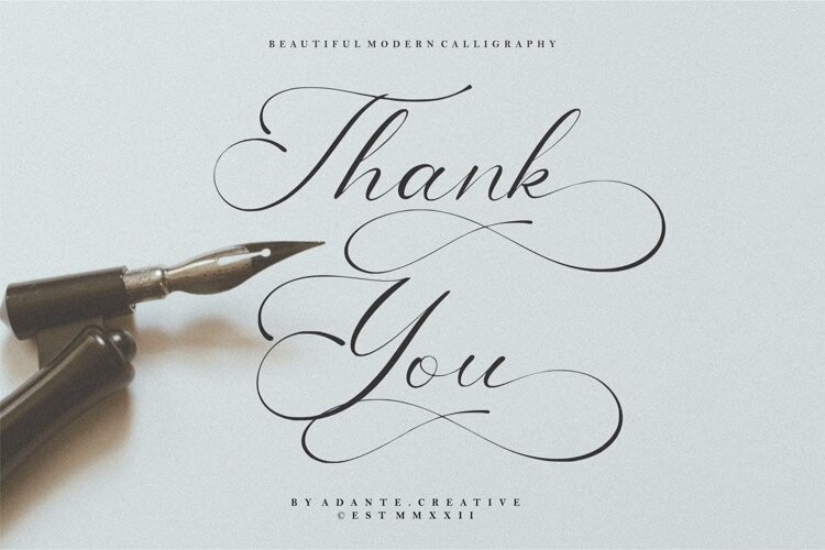 America Calligraphy Font