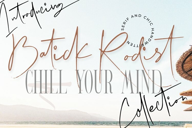 Batick Rodist Font Duo