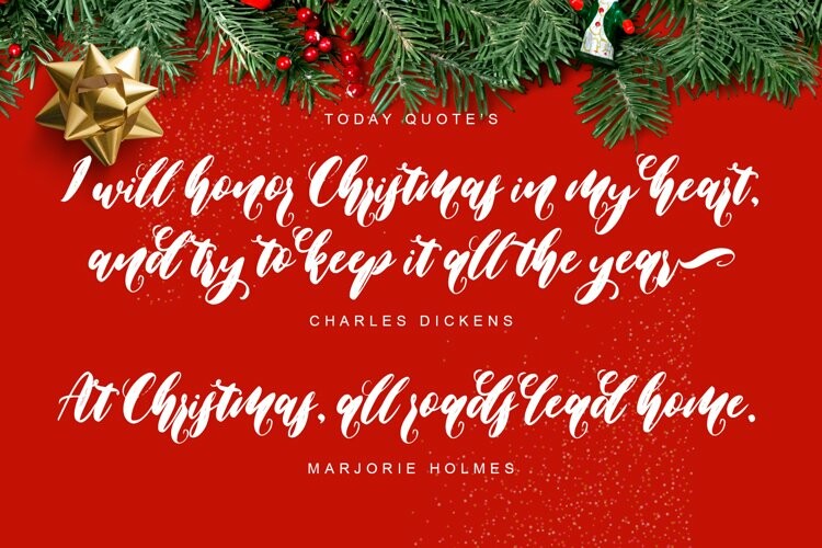 Christmas Everything Font