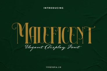 Maleficient The Elegant Display Font