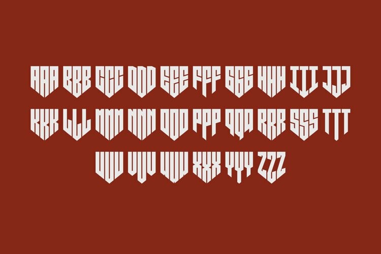 Pentagram Font