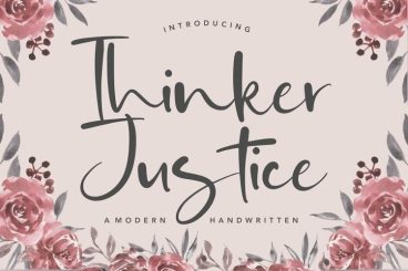 Thinker Justice Font