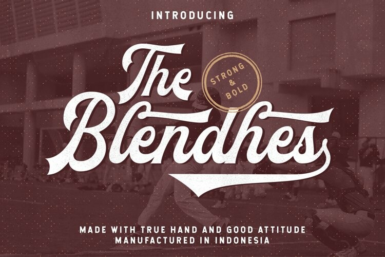 The Blendhes Font The Blendhes Font