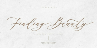 Finding Beauty Font