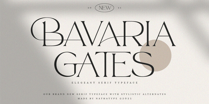 Bavaria Gates Font Bavaria Gates Font