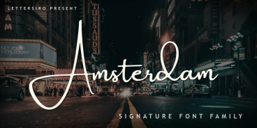 Amsterdam Signature Font Family