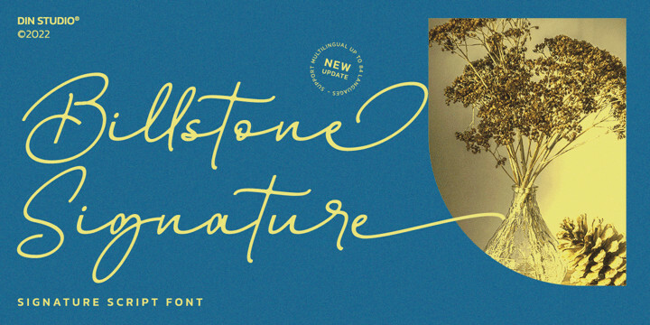 Billstone Signature Font