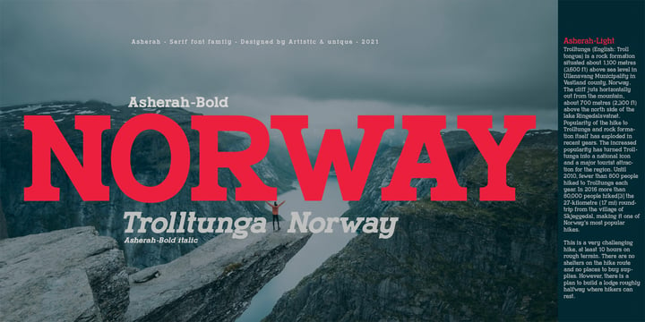 Asherah Font Family
