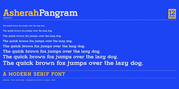 Asherah Font Family