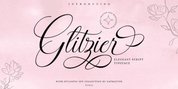Glitzier Font