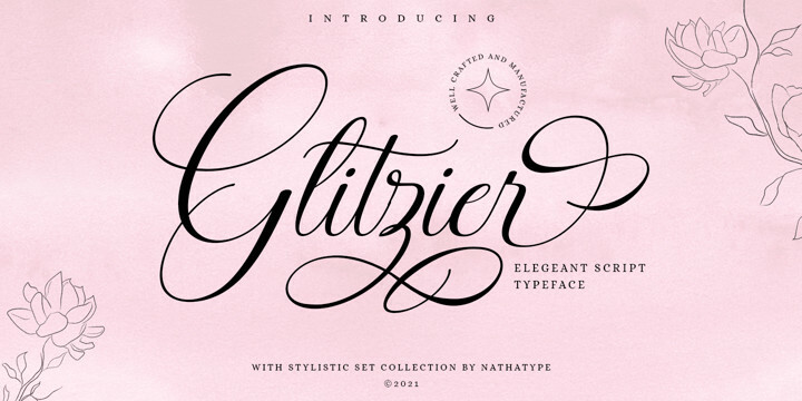 Glitzier Font Glitzier Font