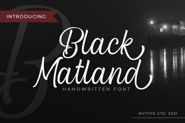 Blcak Matland Font