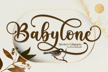 Babylone Script Font