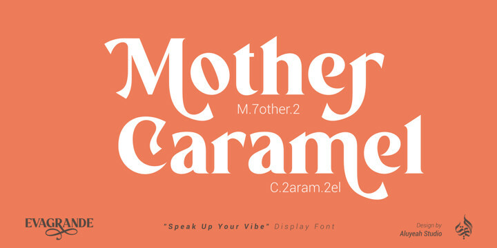 Al Evagrande Font Family Al Evagrande Font Family