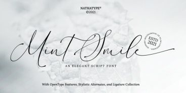Mint Smiles Font