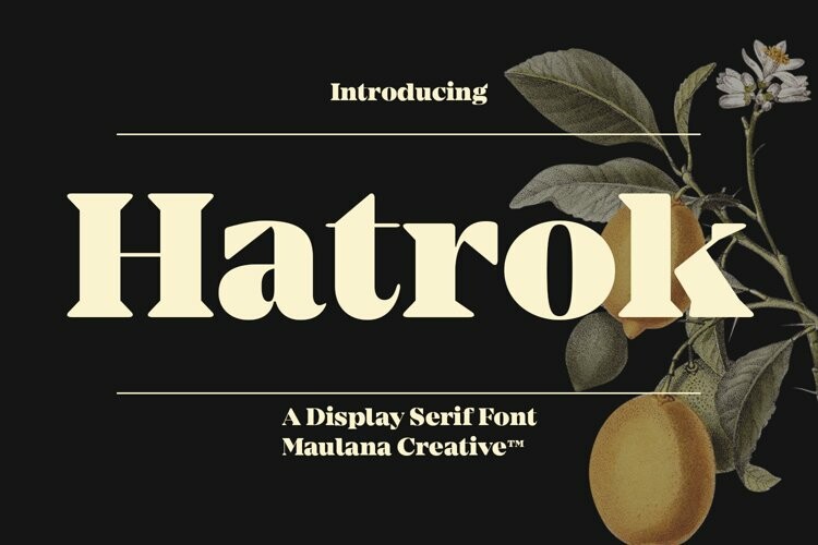 Hatrok Font Hatrok Font