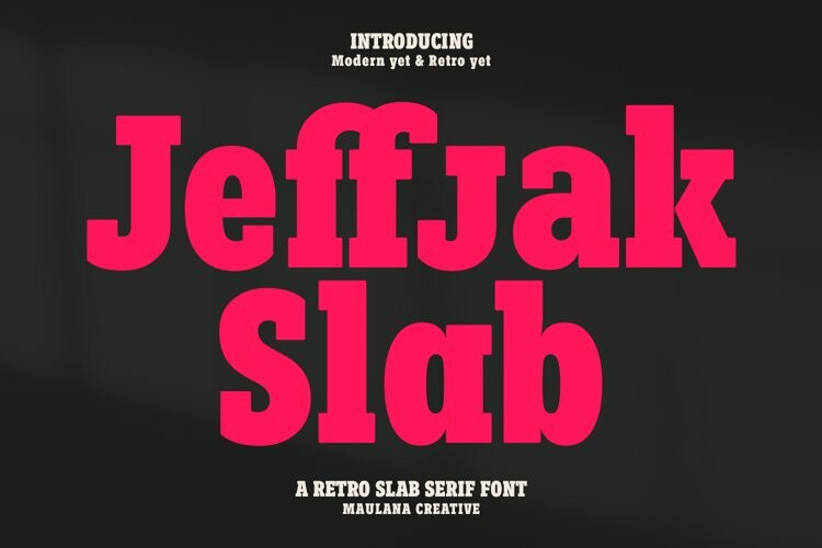 Jeffjak Font Jeffjak Font