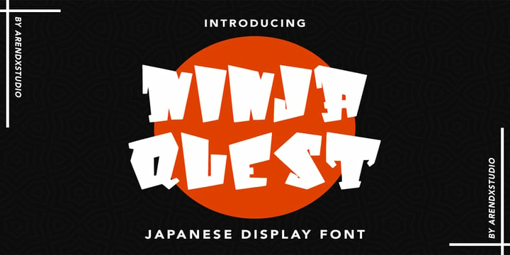Ninja Quest Font Ninja Quest Font