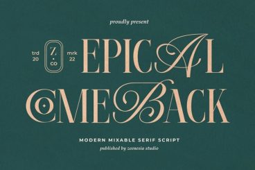 Epical Comeback Font