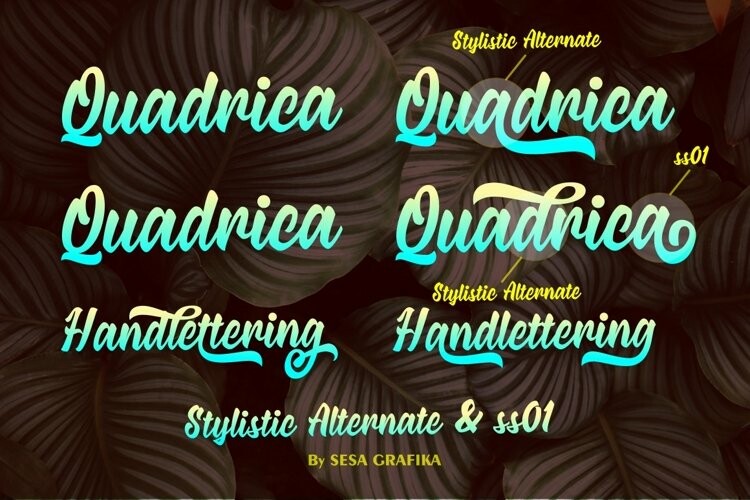 Quadrica Font