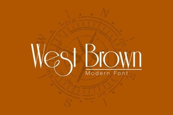 West Brown Font - Free Font