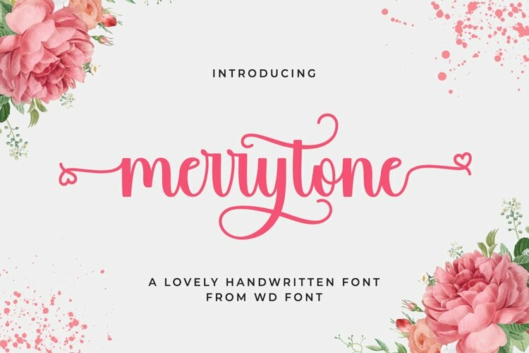 Merrytone Font Merrytone Font