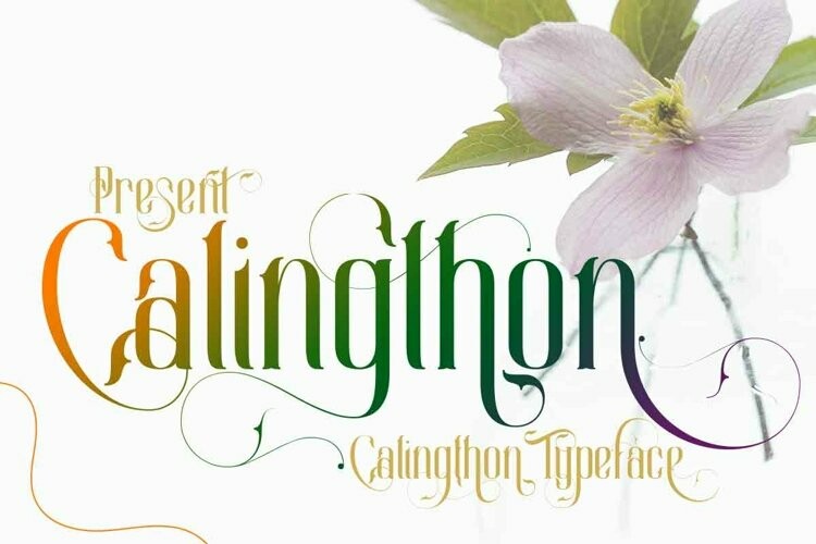 Calingthon Font Calingthon Font