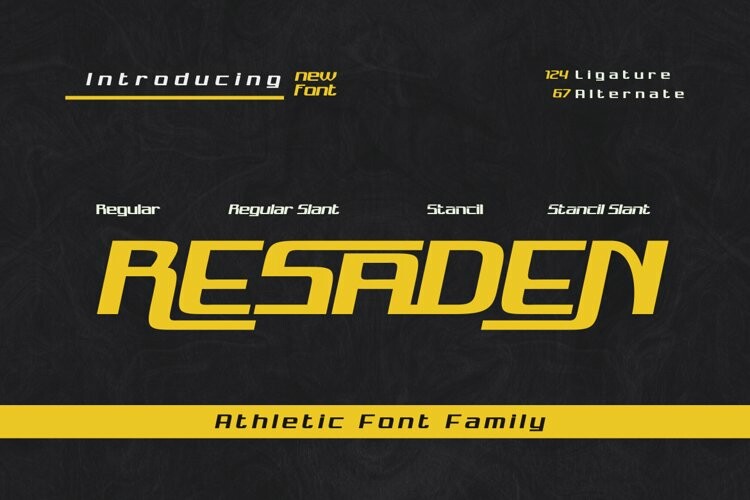 Resaden Font Resaden Font