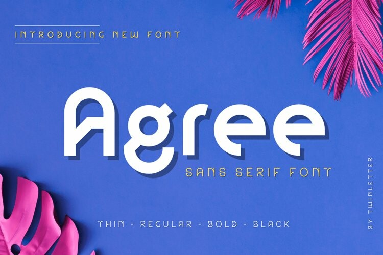 Agree - Sans Serif Family