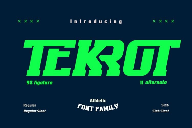 Tekrot Font