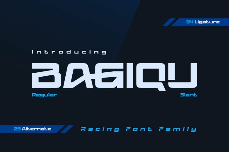 Bagiqu Font TTF, OTF