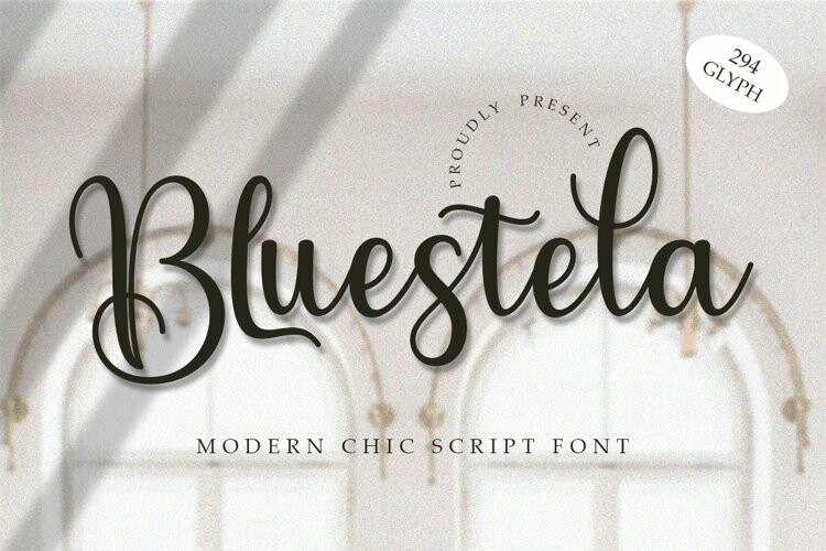Bluestela Font Bluestela Font