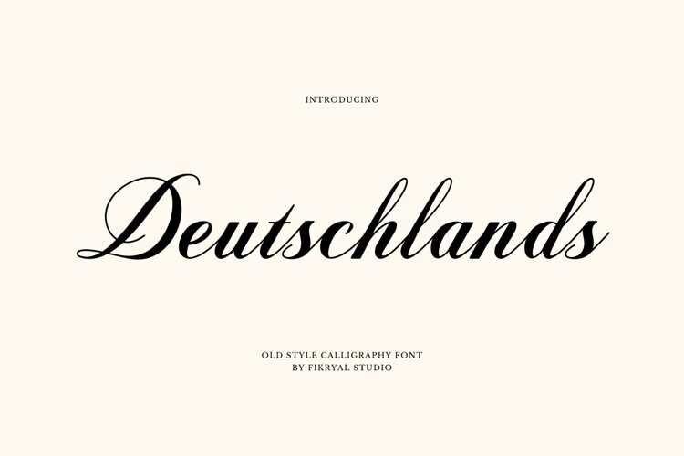 Deutschlands Font Deutschlands Font