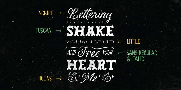 Scrapbooker Font Family (Updated)
