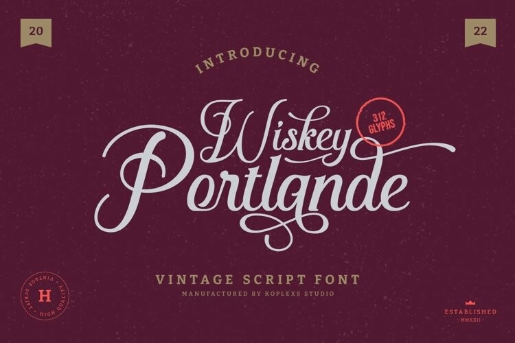 Wiskey Portlande Font Wiskey Portlande Font