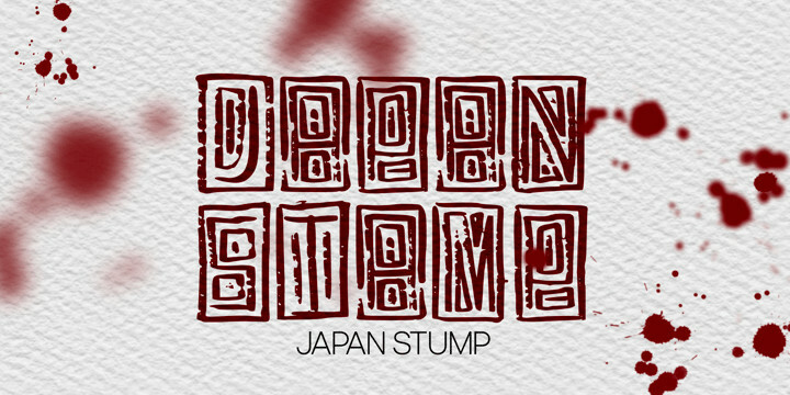 Japan Stamp Font