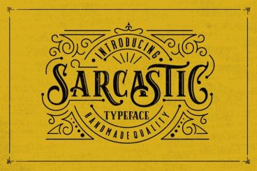 Sarcastic Nova Font