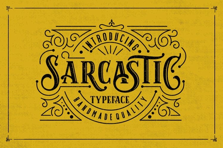 Sarcastic Nova Font